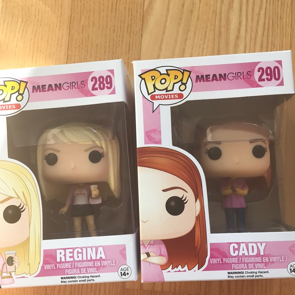 Pop! Figures. Cady and Regina from Mean Girls